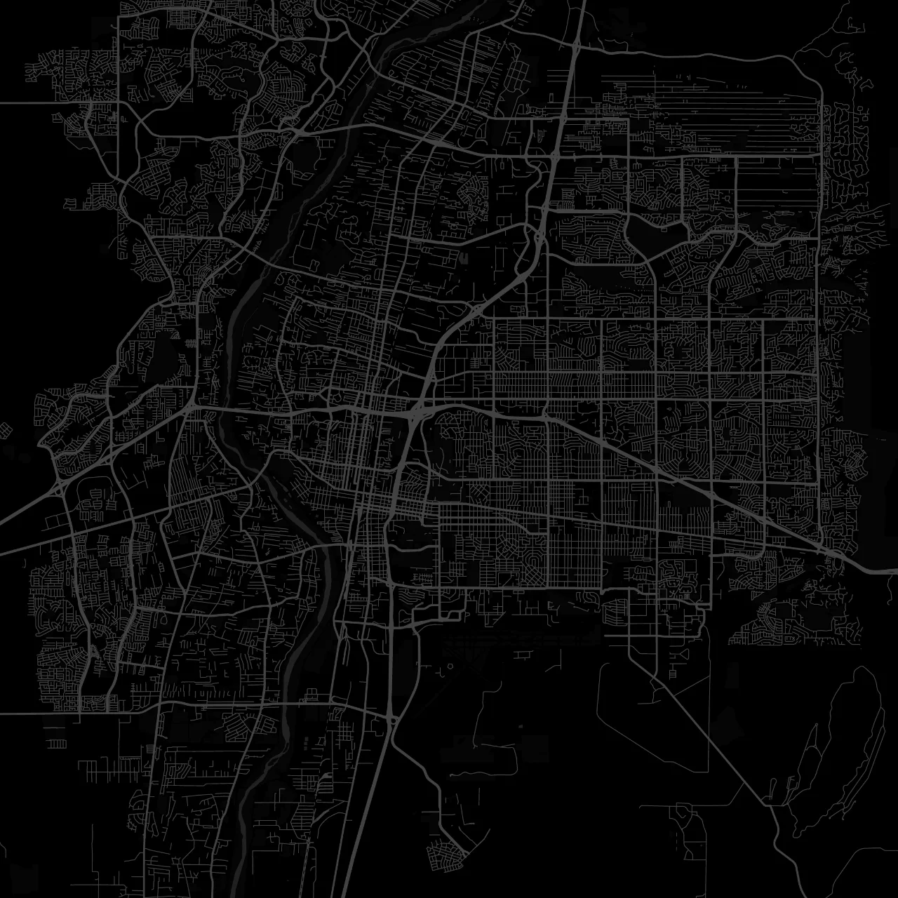 Albuquerque (USA) - Black and Gray