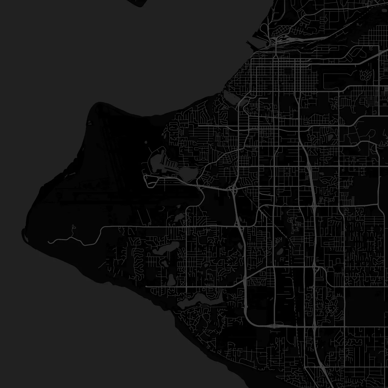 Anchorage, Black and Gray