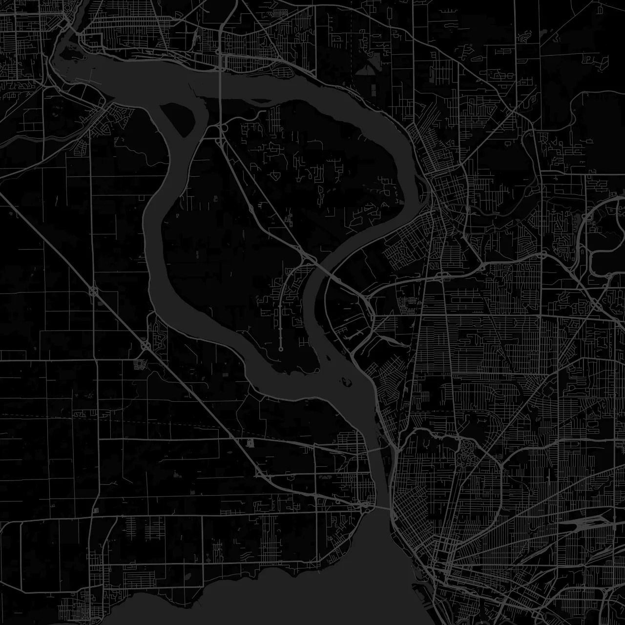 Buffalo-Niagara, Black and Gray