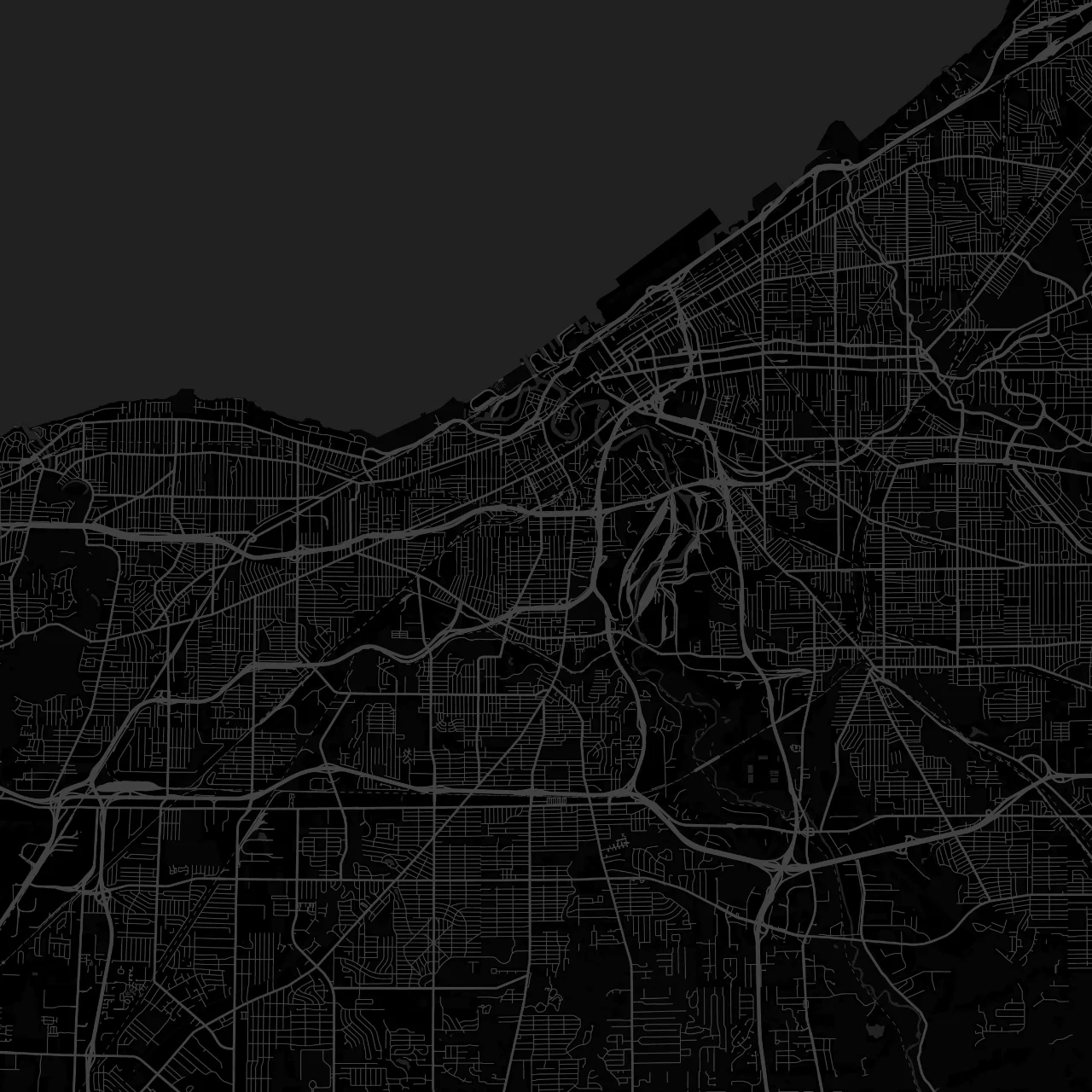 Cleveland, Black and Gray